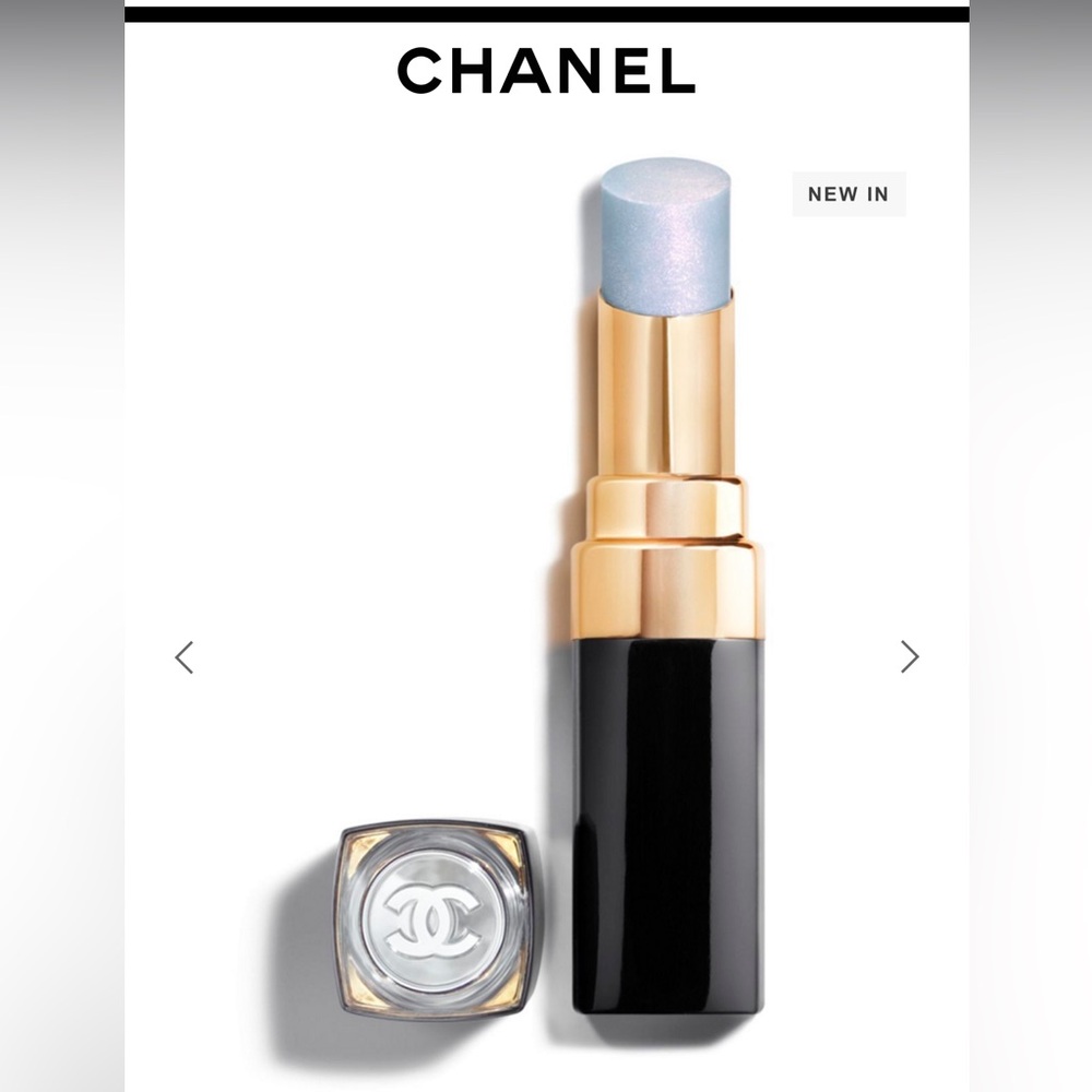 Chanel denim limited edition Blue Lipstick ROUGE COCO FLASH baby blue💙